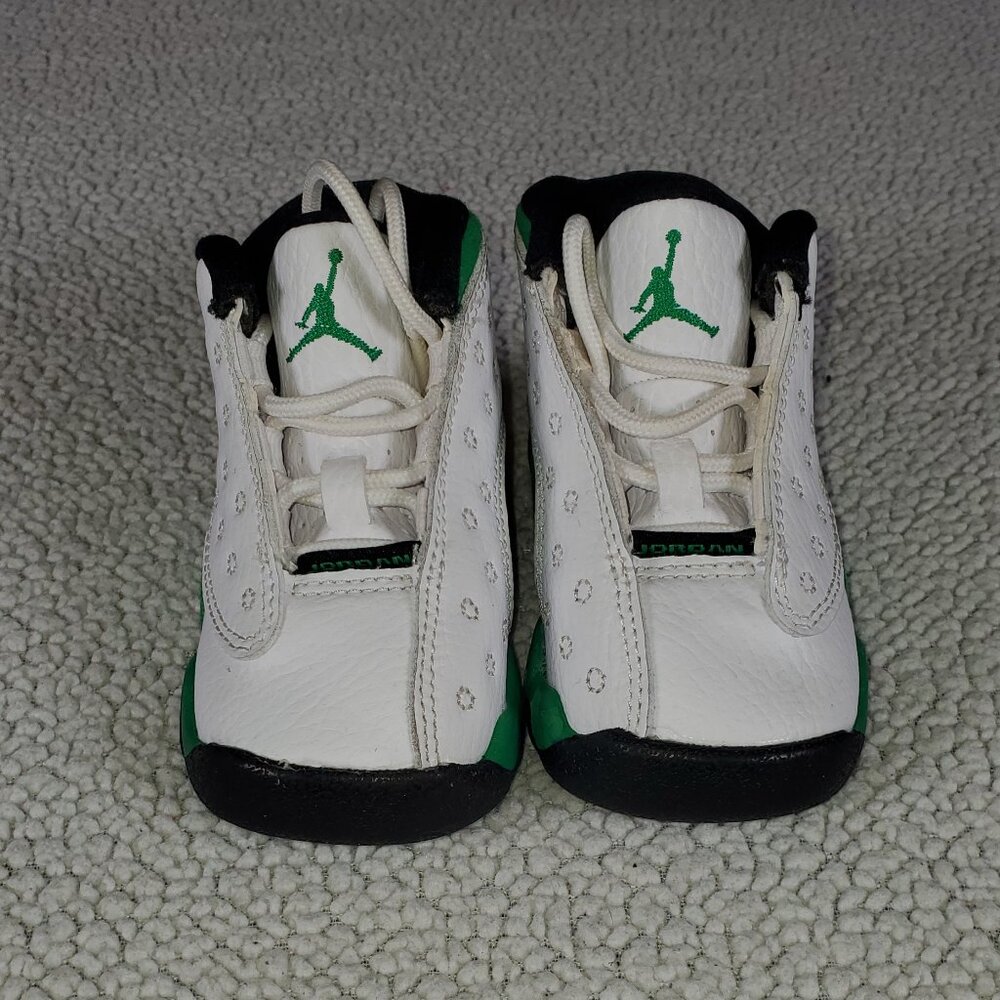 AIR JORDAN 13 RETRO LUCKY GREEN  KIDS 3C